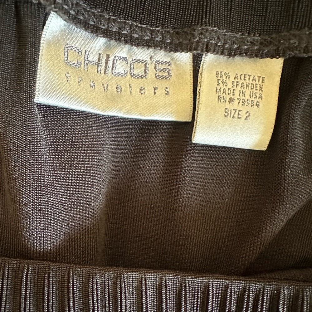 Chico's Travelers Black Skirt - Picture 2 of 2
